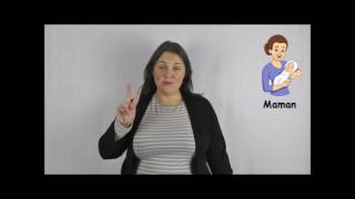 Le signe du jour - maman - langage des signes pour bébé