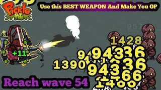 THE BEST WEAPON BUILD ON ENDLESS PLASMA + BLUNDERBUSS + TASER | Pickle Pete: Survivor