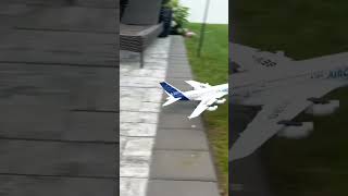 Airbus a380 takeoff on SMALL runway🛫🤯