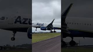 Decolagem do Airbus A320N da Azul Linhas aéreas em Caxias do Sul - RS