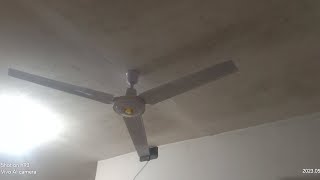 GMC industrial ceiling fan is noisy due to incorrectly installed fan brackets