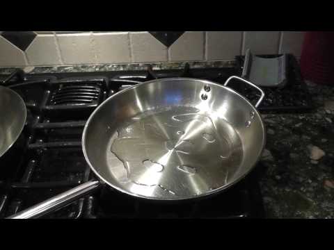 Season your stainless steel pan the fastest way Season your stainless steel pan the fastest way