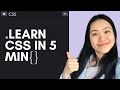 How to Learn CSS Coding for Beginners in 5 Minutes | CSS 101 Coding Tutorial 2021