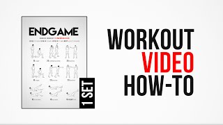 Endgame Workout [ How-To ] [ One Set ] by #DAREBEE