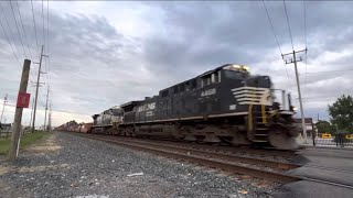 Railfanning in Swanton, OH | NS #4468 Leads Quick Intermodal!