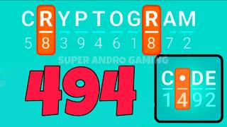 CRYPTOGRAM 494