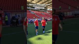 Marcelo and his new home Olympiacos Piraeus, Karaiskakis Stadium