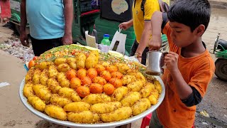 Little Boy Sells Boiled Egg Potato Jhal Muri to Support His Family | Popular Street Food