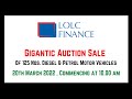 LOLC FINANCE PLC - Gigantic Auction Sale