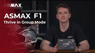 ASMAX F1 Motorcycle Bluetooth Headset | GROUP MODE