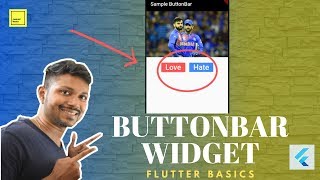 ButtonBar Widget in Flutter | Flutter Widget in 3 Minutes | Flutter App Development