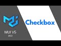 MUI V5: Checkboxes