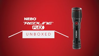 NEBO Unboxed: Redline FLEX - 450 Lumen Rechargeable LED Flashlight with Flex Fuel