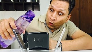 Galaxy S8 Water Drop Test | Pani me aag lagaye | Sharmaji Technical