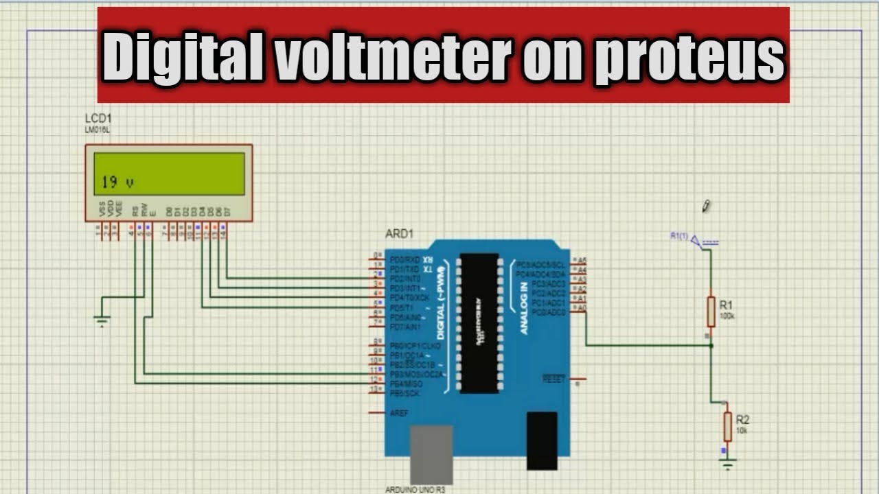 Digital Voltmeter Using Arduino Uno