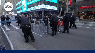 Over 1 million Times Square revelers prepare to ring in new year amid tight security