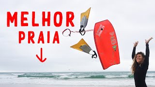 Qual a melhor praia para aprender a surfar de bodyboard?