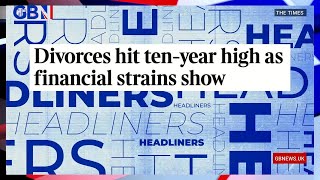 Divorces hit ten-year high as financial strains show 🗞