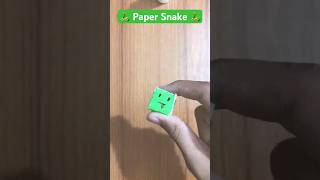 Make Paper Snake 🐍 #craft #diy #papercraft #snake #shorts