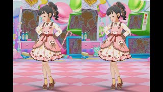 [デレステMV][立体視]「おかしな国のおかし屋さん」 福山舞 with くまさんと一緒♪おでかけワンピ