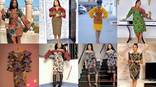 latest 2024 Trending Elegant Ankara beautiful short gown design #Gloria fashion Tv