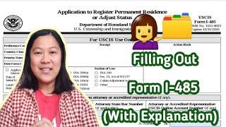 HOW TO FILL OUT FORM I-485 (TAGLISH and WITH EXPLANATION) | TEAM TAYLOR CHANNEL