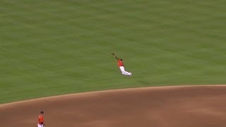 Hechavarria robs CarGo with leaping grab