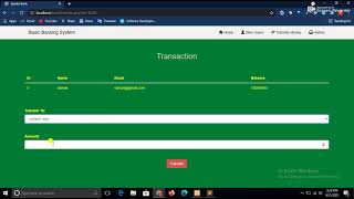 Basic banking system sparkfoundation web development task-1
