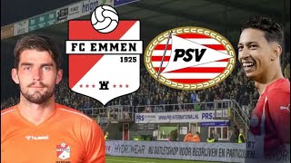 FC EMMEN VS PSV EINDHOVEN LIVE MET DE VOETBALCOMMENTATOR (#749)