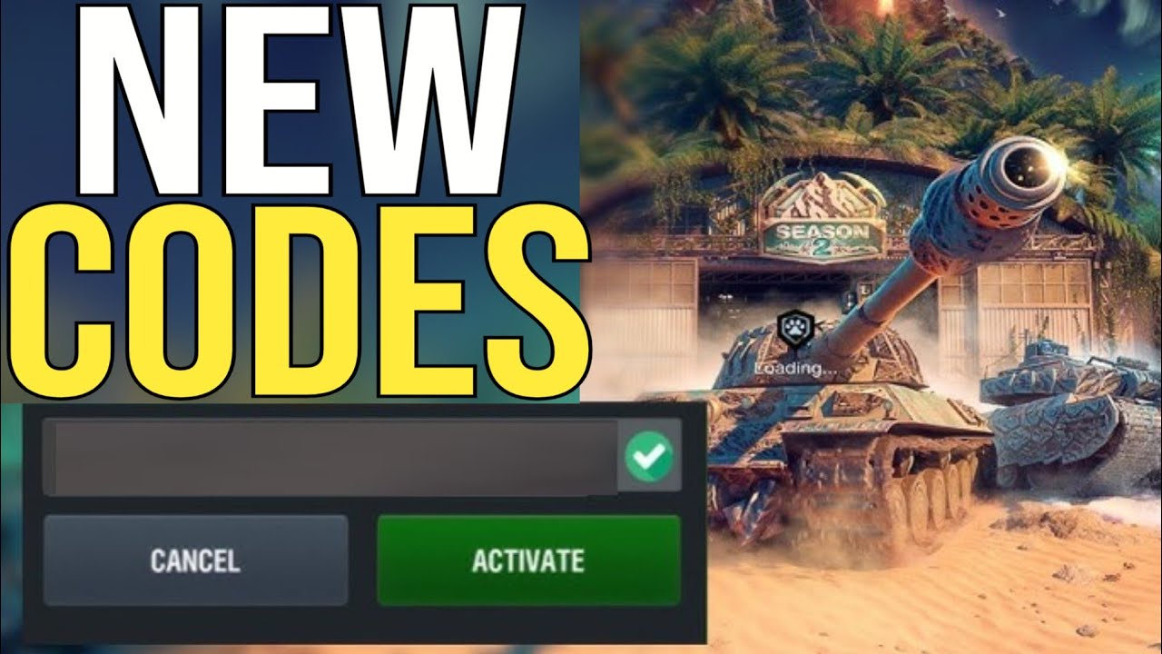 UPDATE CODES!! 🚸 WORLD OF TANKS BLITZ BONUS CODES 2024 - WORLD OF TANKS ...