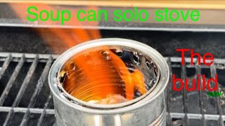 #solostove Soup can solo stove BUILD