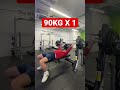 90kg bench press for 1 rep