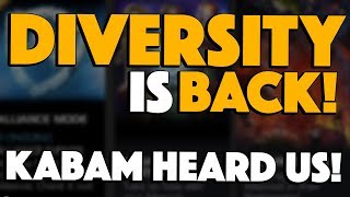 Diversity Is Back Kabam Heard Us