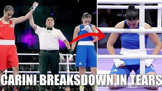 Female Boxer Angela Carini QUITS in Seconds After Male Boxer Powerful BLOWS In 2024 Paris Olympics