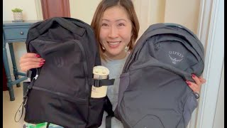 Lululemon New Crew Backpack Review & Comparison w/ Osprey Centauri | In-dept What fits in my Bag