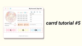 ✩﹕complex interactive carrd tutorial #5 © elroseria