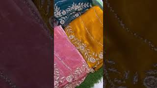 8100389821 Partywear |Handwork |Designer |Tissue Jimmychoo Organza |Ready To Wear Saree in Kolkata