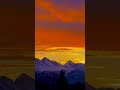 view crimson u0026 gold sky over snow capped alaska mts as set to a vibrant musical score dalejay8901