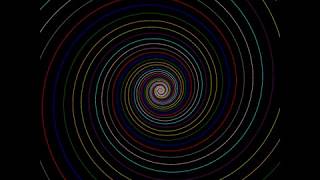 drawing spirals 02 : Python turtle graphics (part7)