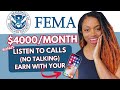 Fema Is Hiring! Will Pay You $3K-$4K/Month I Work From Home Jobs Fall 2024