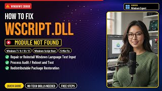 wscript.dll Missing? Fix Scripting Errors!