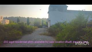 26×70=202 sqyd residential plot available for sale location Dhudli doiwala main road gated colony