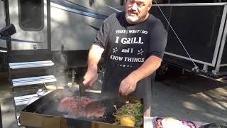 Cooking the best Philly Cheesesteak on a Blackstone 36" Griddle