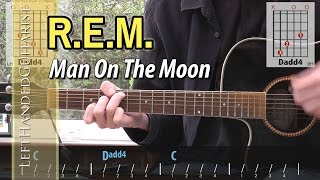 REM - Man On The Moon | guitar lesson