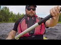 paddling the rocky river in newfoundland