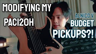 Modifying my Yamaha Pacifica 120H!! (FLEOR ALNICO V PICKUP)