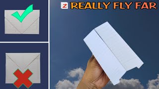 Bagaimana cara Membuat pesawat kertas yang benar ,Origami Pesawat Luncur