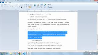 variables and datatypes operators python / chapter 2 / episode : 2