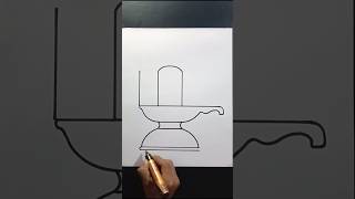 very easy trick 😱 mahadev drawing 🙏 #shorts