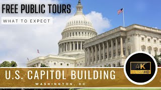 Free Tour of the US Capitol Building - Washington DC - 4K